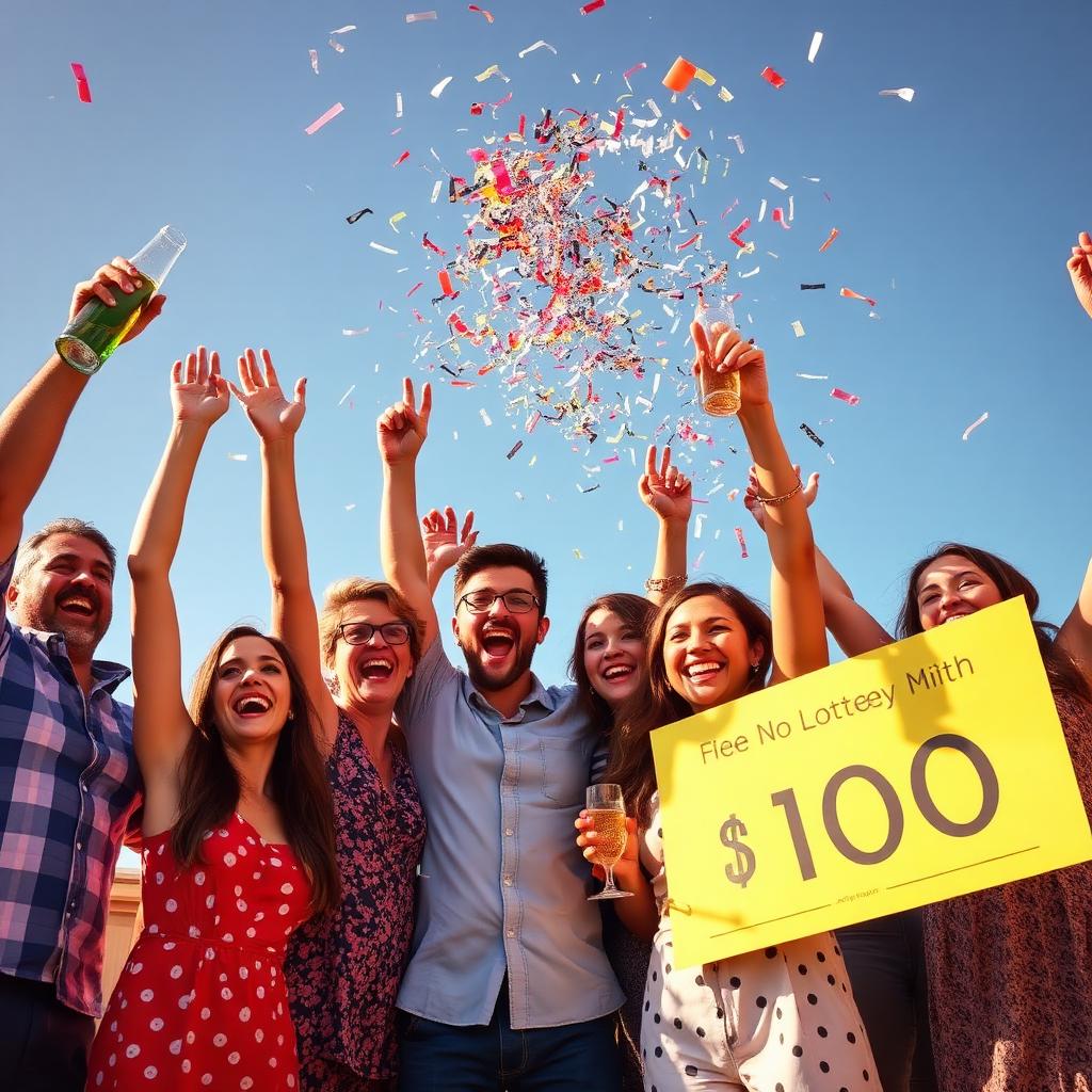 Set for Life winner celebrating